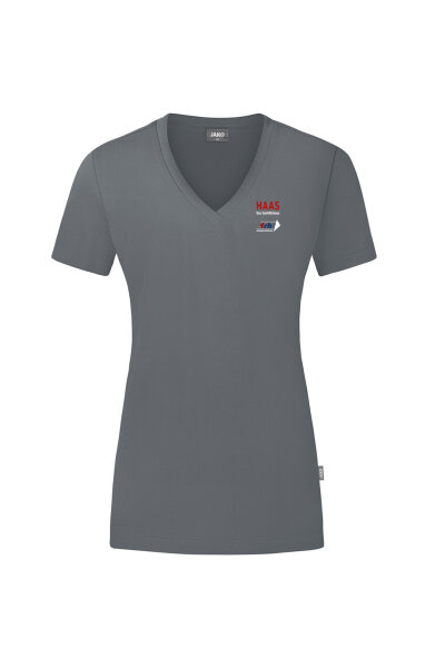 HAAS Damen T-Shirt V-Ausschnitt